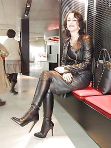 Pvc Boots Leather Latex 47