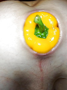 My Asshole Spread By Giant Pepper To A Huge Gape Hole