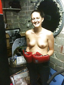 Boxing With My Tits Out