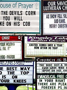 Double Entendre On Church Signs