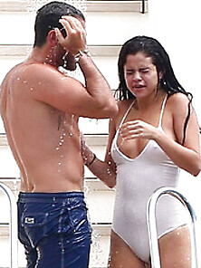 Selena Gomez And Cara Delevingne In Bikinis