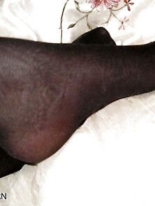 More Ebony Stockings And Dark-Hued Tights