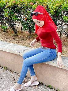 Turbanli Genc Memeler Turk Hijab Sexy Hot Legs Turkish