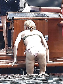 Gillian Anderson Bikini In Italy 6-16-17 Pt.  2