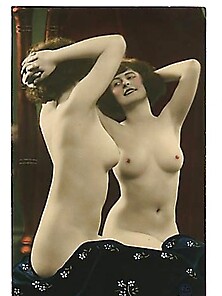 Vintage Naked Ladies Mirror