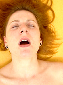 Freckled Redhead Squirting Heavily
