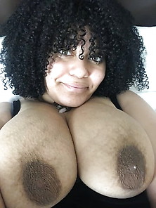 Massive Tits Massive Areola Ebony Girlfriend