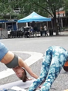 Voyeur On Some Yoga Girls