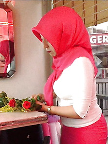 Turbanli Hijab Arab Turkish Asian Cicekci Guzel