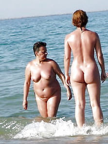 Nudist Beach Old & Young