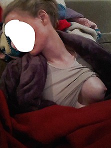 Wife's Tits,  Hidden Cam