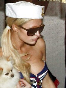 Paris Hilton's Ass In A Slutty Sailor Costume