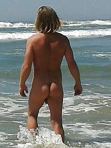 Nude On The Beach