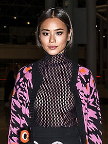 Jamie Chung See Through Ish At The Opening Ceremony Fashion Show