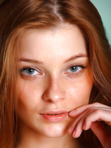 Young Irish Beauty Displays A Newly-Shaved...