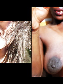 Lovely Black Nipple And Tit To...
