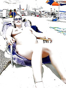Beach Pregnant X