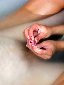 Italian Slut Taking Bath With Lover