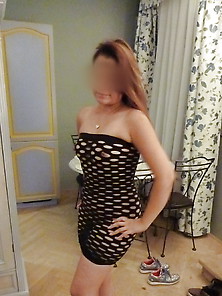 My Ass In Fishnet Sexy Dress