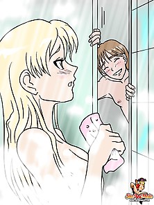 Fucked By Lover In The Shower