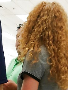 Curly Red Head Tall Teen
