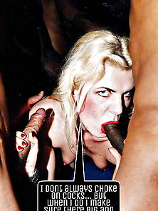 Mature Blonde Prostitute Coco The Slut Interracial Gangbang