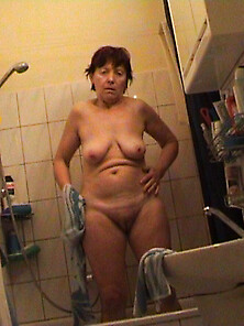 Nude In Bathroom