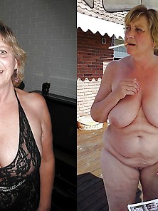 Grannies Dressed And Undressed,  Very Hot