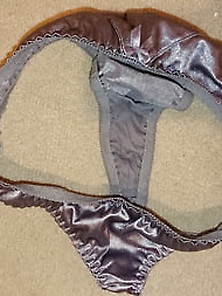 Sundays Worn Silky Thong,  Delicious! What A Tart!