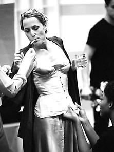 Gillian Anderson Rehearsals For All About Eve