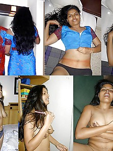 Indian Aunty Collage