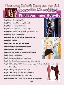 The Hotwife Challenge Bucket List