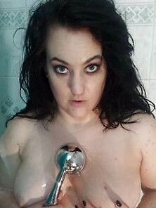 Chubby Milf Amy Leaf- Shower Time