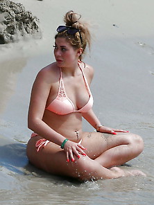 Chloe Ferry Bikini On Beach In Ibiza 8-17-17