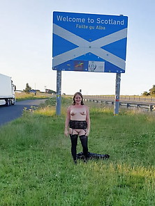 Slut Wife Public Ambassador To Scotland