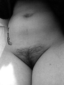 Amateur Wife 9 Weeks Pregnant Naked.  Hairy Pussy.