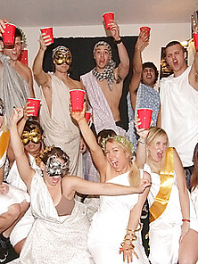 Amazing College Toga Party Turned To Group Sex Real Hot Amatuer