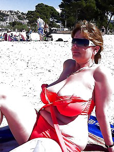 Bbw Matures And Grannies At The Beach 134