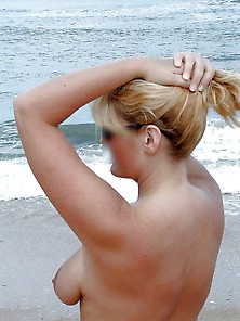 More Nude Beach Fun--Mrs Betty Boobman