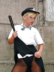 Ladies Try New Police Uniforms