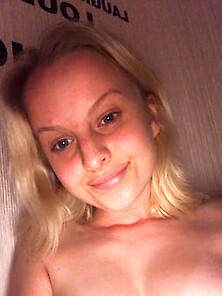 Cute Blonde Showing Her Boobs.