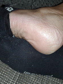 Wife Feet And My Cock