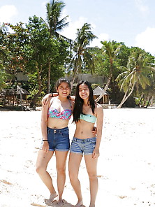 Pinay Bikini On Beach