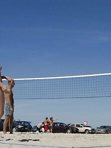 Nude Beach Volleyball Girl