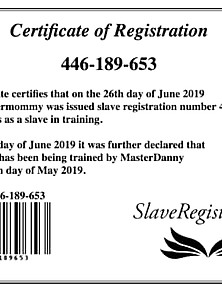 Slave Certification