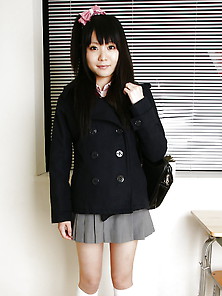 Jap Girl Upskirt Panty Uniform