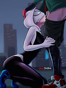 Gwen Stacy Spider-Gwen From Spider-Man Into The Spider-Verse