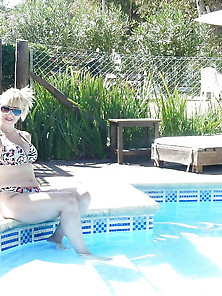Patricia Enjoying The Pool And The Sun - 2014