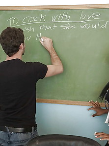 Ebony Teacher And White Student