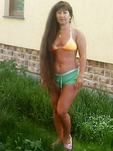 Romanian Gipsy Hotwife With Incredible Long Hair